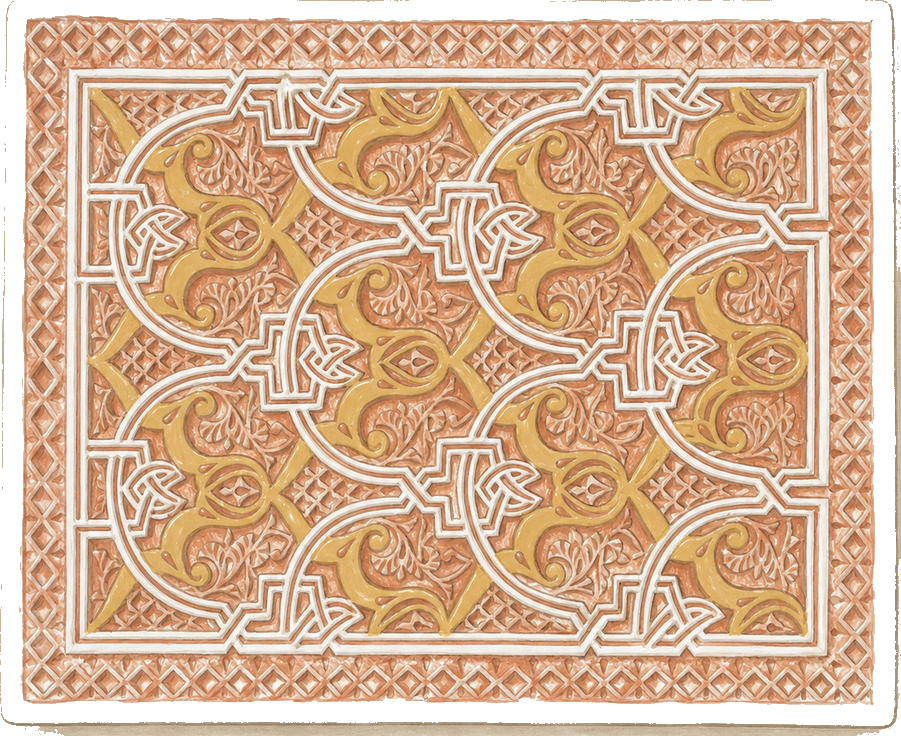Marrakech piece 3, gouache illustration
