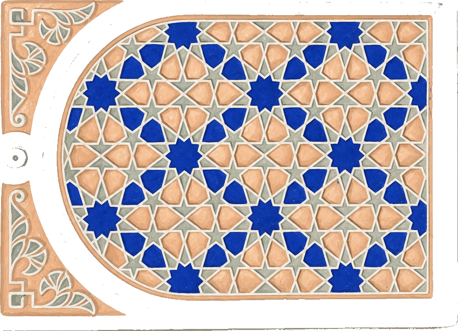 Marrakech piece 1, gouache illustration